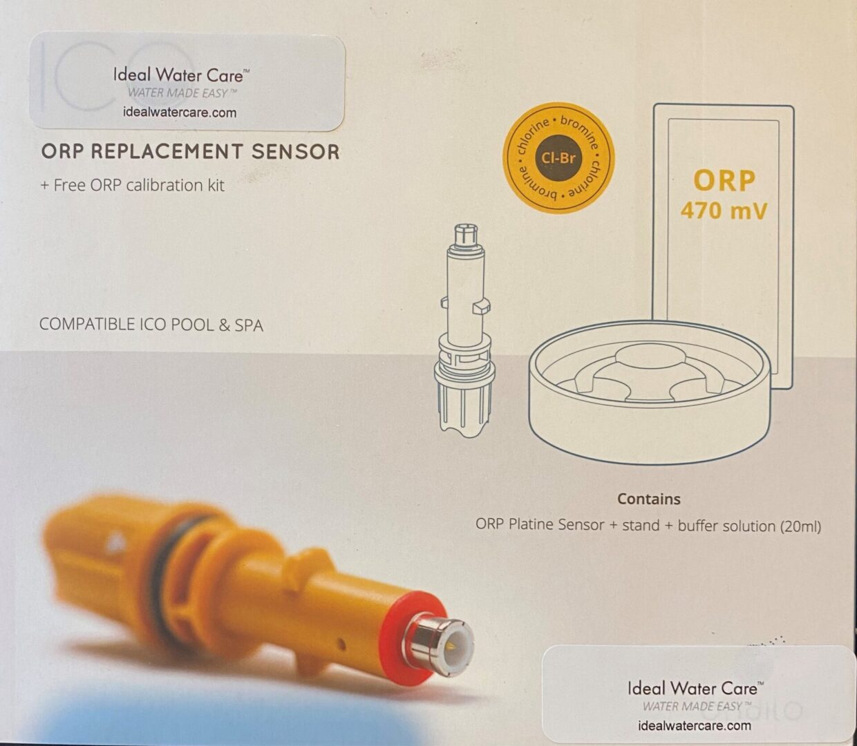 ORP sensor kit for Chlorine and Bromine