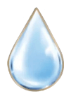 A drop of water is shown on the side.